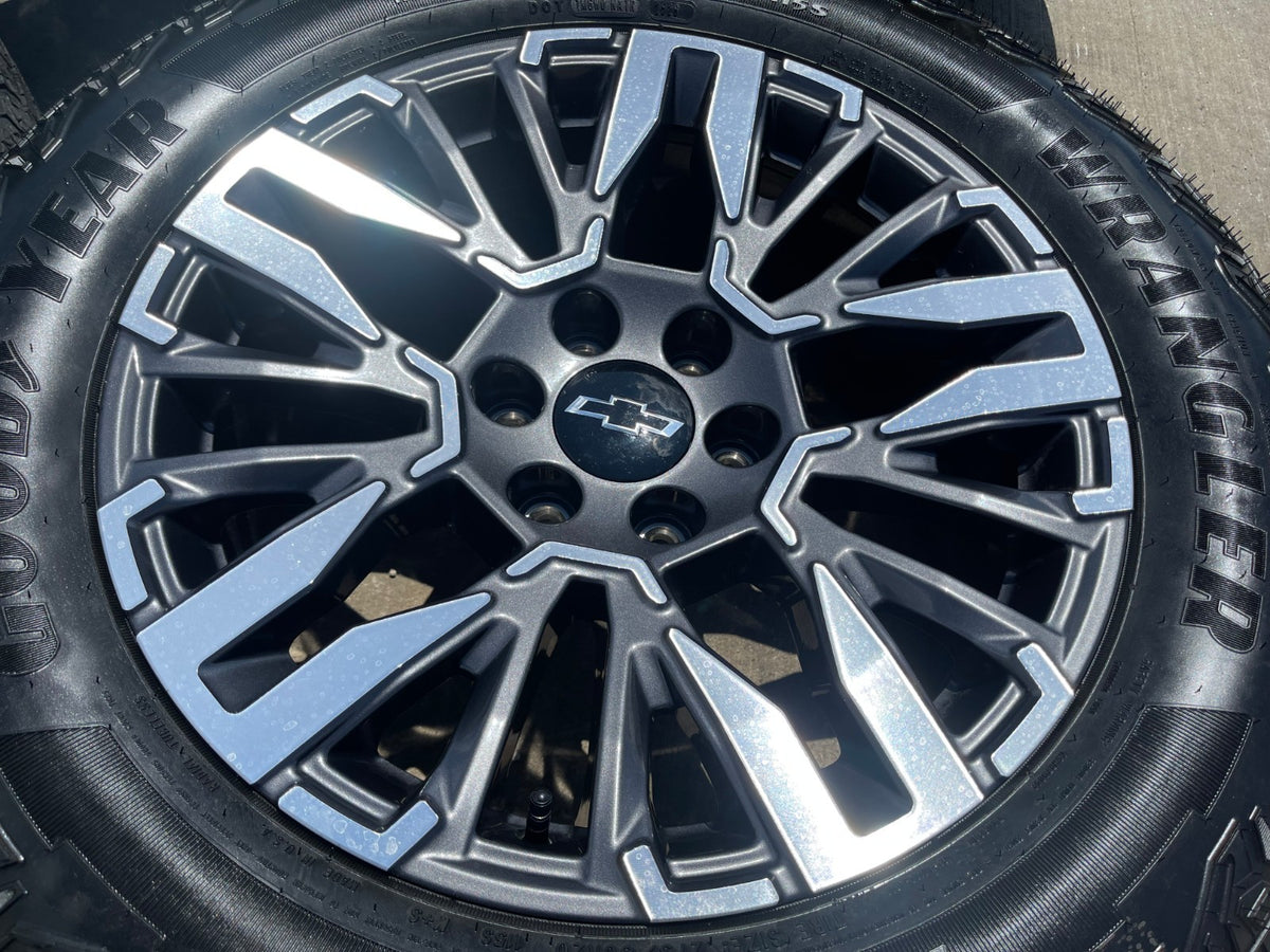 20" Chevy Silverado Z71 GMC Sierra Canyon OEM wheels rims SET 2025 2026 2027 NEW