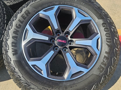 20" GMC Sierra AT4X Canyon Chevy Silverado OEM wheels rims SET 2026 2027 NEW