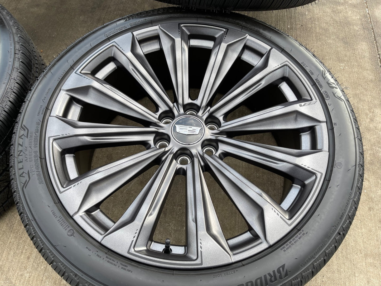 24" Cadillac Escalade V OEM wheels rims tires 2022 2023 2024 2025 2026