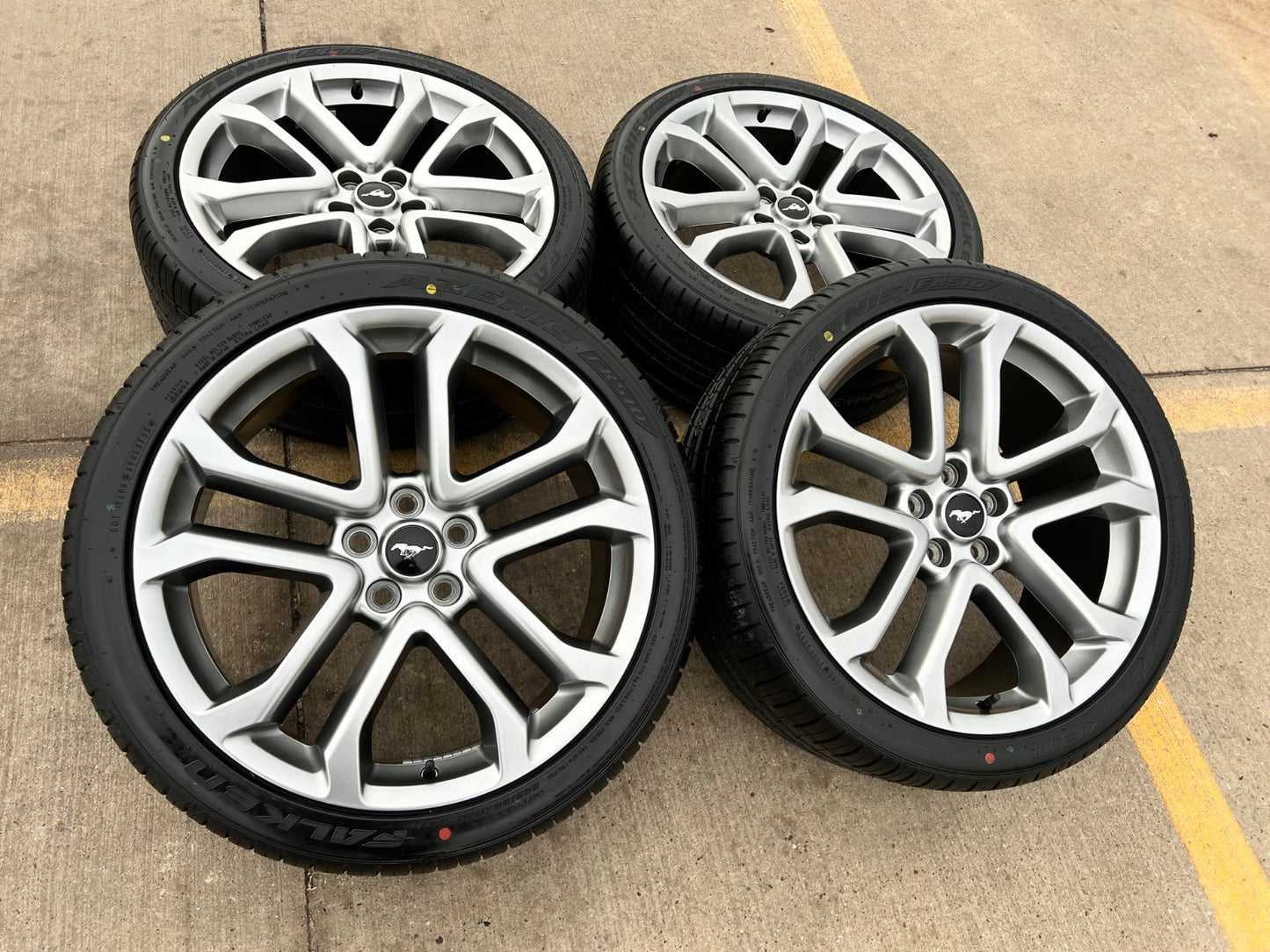20" Ford Mustang GT OEM 10167 wheels rims 2021 2022 2023 2024 2025 FALKEN NEW