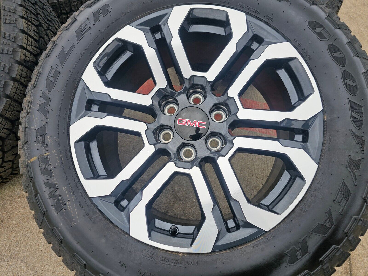 20" GMC Sierra Canyon Chevy Silverado OEM wheels rims 95780 tires 2024 2025 NEW