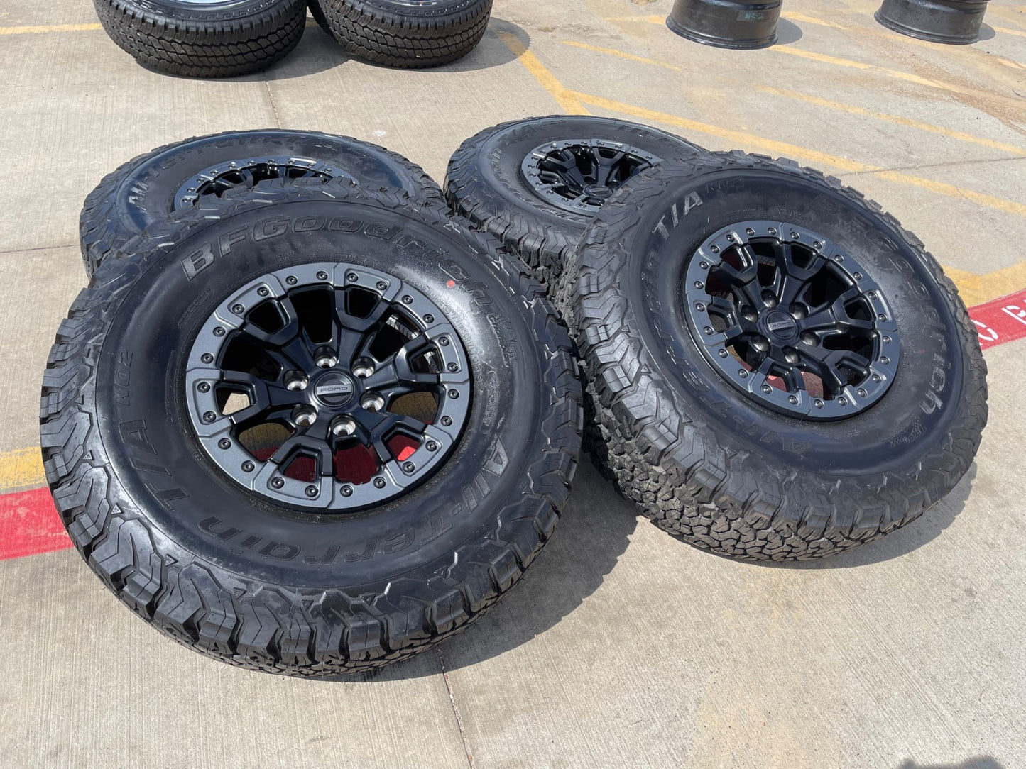17" Ford F-150 Raptor Bronco R OEM BEADLOCK 51222 rims wheels 37" SET NEW