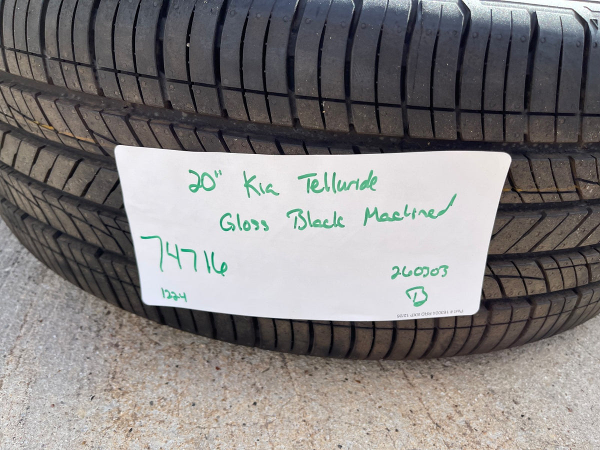 20" Kia Telluride X-PRO OEM 74716 wheel rim tire Sedona spare 2024 2025 2026 NEW