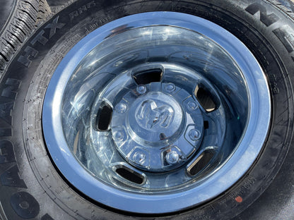 17" Dodge Ram 3500 Dually 8x200 wheels rims 2703 2704 OEM 2024 2025 2026 NEW