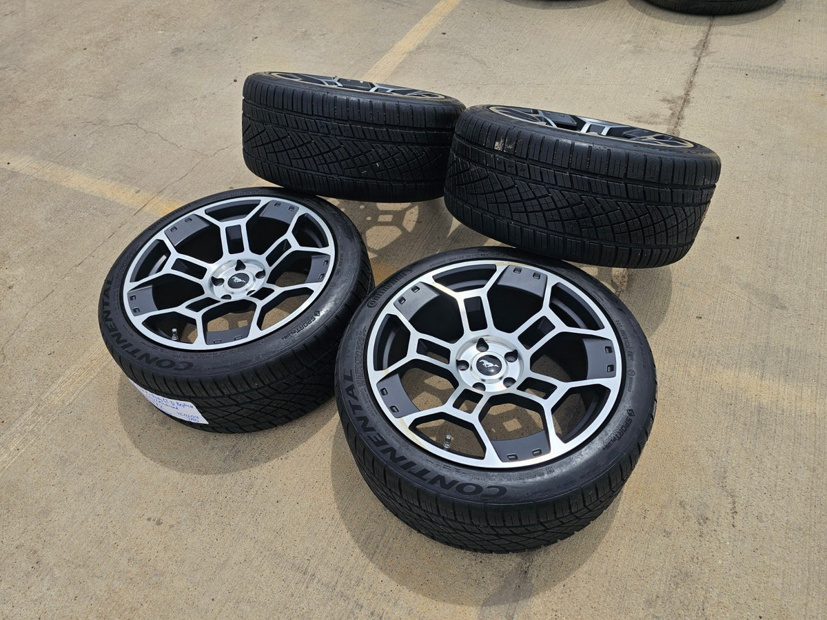 19" Ford Mustang GT500 OEM Replica wheels rims SET CONTINENTAL