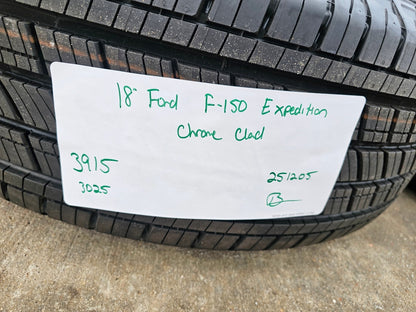 18" Ford F-150 OEM rims wheels 3915 CHROME Expedition MICHELIN NEW