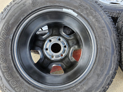 18" Dodge Ram 1500 OEM wheels rims tires BRIDGESTONE DUELER A/T NEW