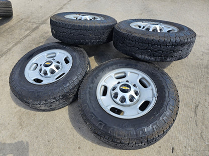 17" Chevy Silverado GMC Sierra 2500 OEM 8095 wheels rims DUELER Revo 3 A/T