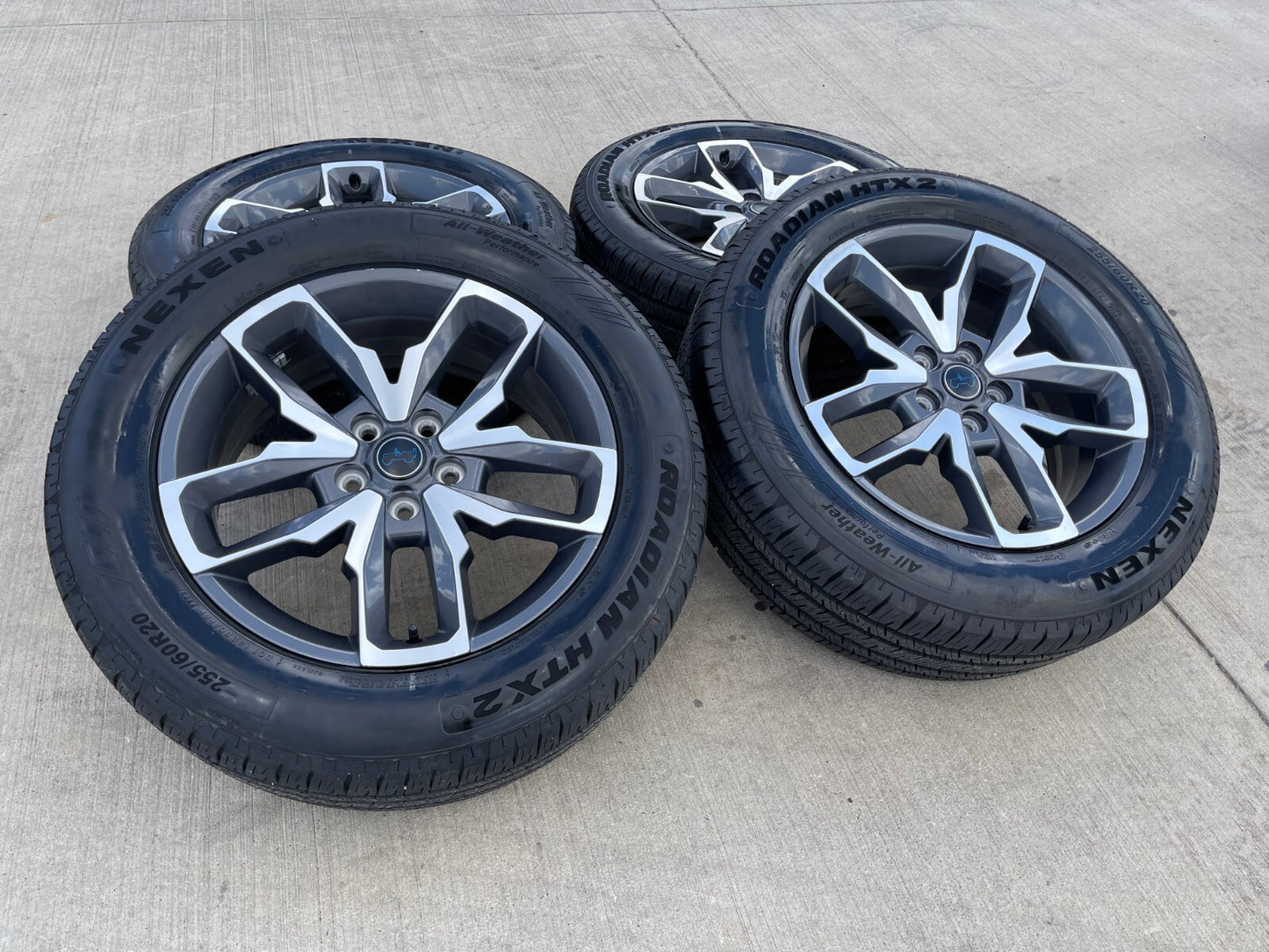 20" Jeep Wrangler Rubicon 4XE OEM 9333 wheels rims Gladiator 2024 2025 2026