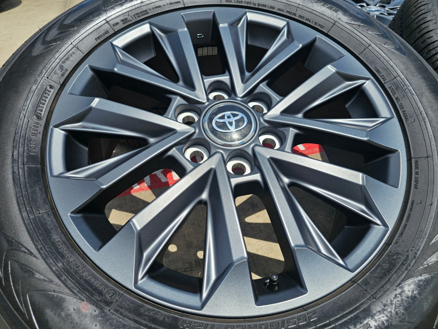 20" Toyota Land Cruiser OEM wheels rims 94057 Tundra Sequoia SET 2024 2025 2026