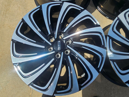 22" Lincoln Navigator OEM 10666 rims wheels BLACK LABEL SET 2025 2026 2027 NEW