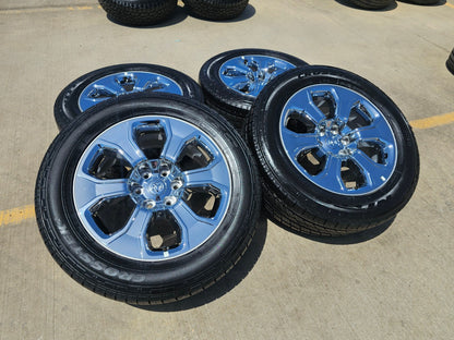 20" Dodge Ram 1500 OEM Laramie CHROME wheels rims RIM# 2679 FITS 2019-2027