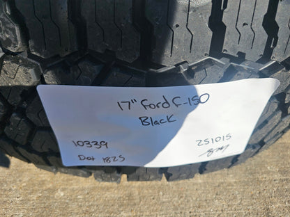 17" Ford F-150 OEM black Tremor rims wheels tires 10339 A/T4 2024 2025 2026 NEW