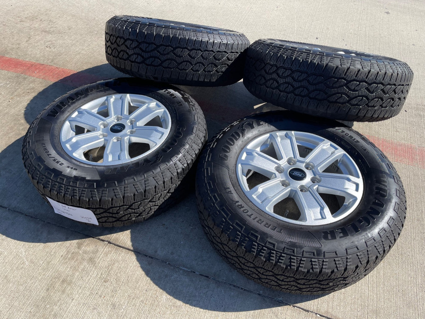 17" Ford Ranger OEM 10587 FX-4 wheels rims tires BRONCO 2024 2025 2026 GOODYEAR