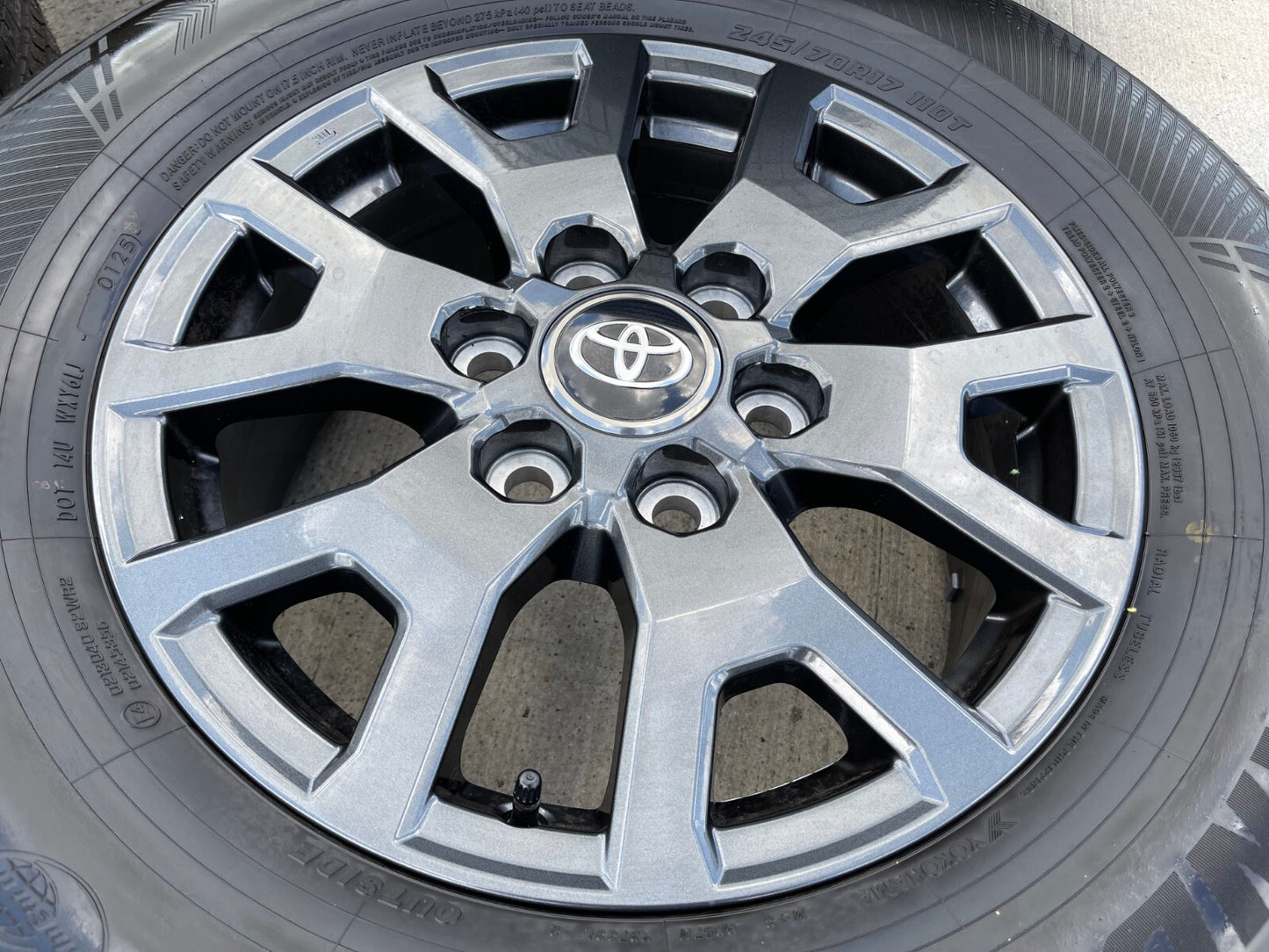 17" Toyota 4Runner Tacoma TRD OEM 42611 wheels rims tires 2024 2025 2026 NEW