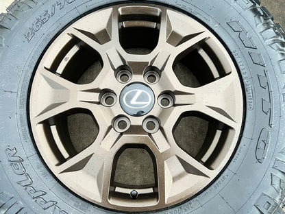 18" Lexus GX550 OEM 10544 wheels rims BRONZE Toyota Land Cruiser Tundra NEW