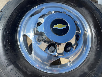 17" Chevy Silverado GMC Sierra 3500 Dually rims wheels SET OEM 5519 5520 8094