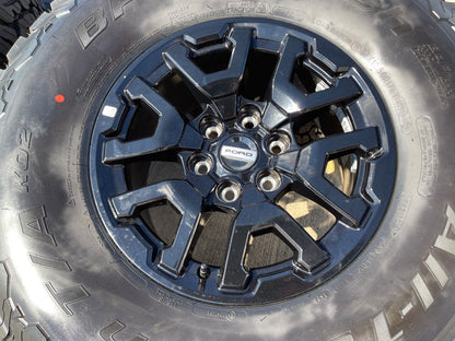 17" Ford F-150 Raptor Bronco OEM 10461 rims wheels 2026 2027 BFG A/T SET 37" NEW