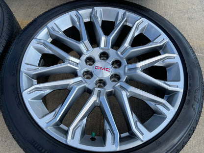 24" GMC Yukon Sierra Denali Chevy Tahoe SET OEM 10067 wheels rims 2026 2027 SET