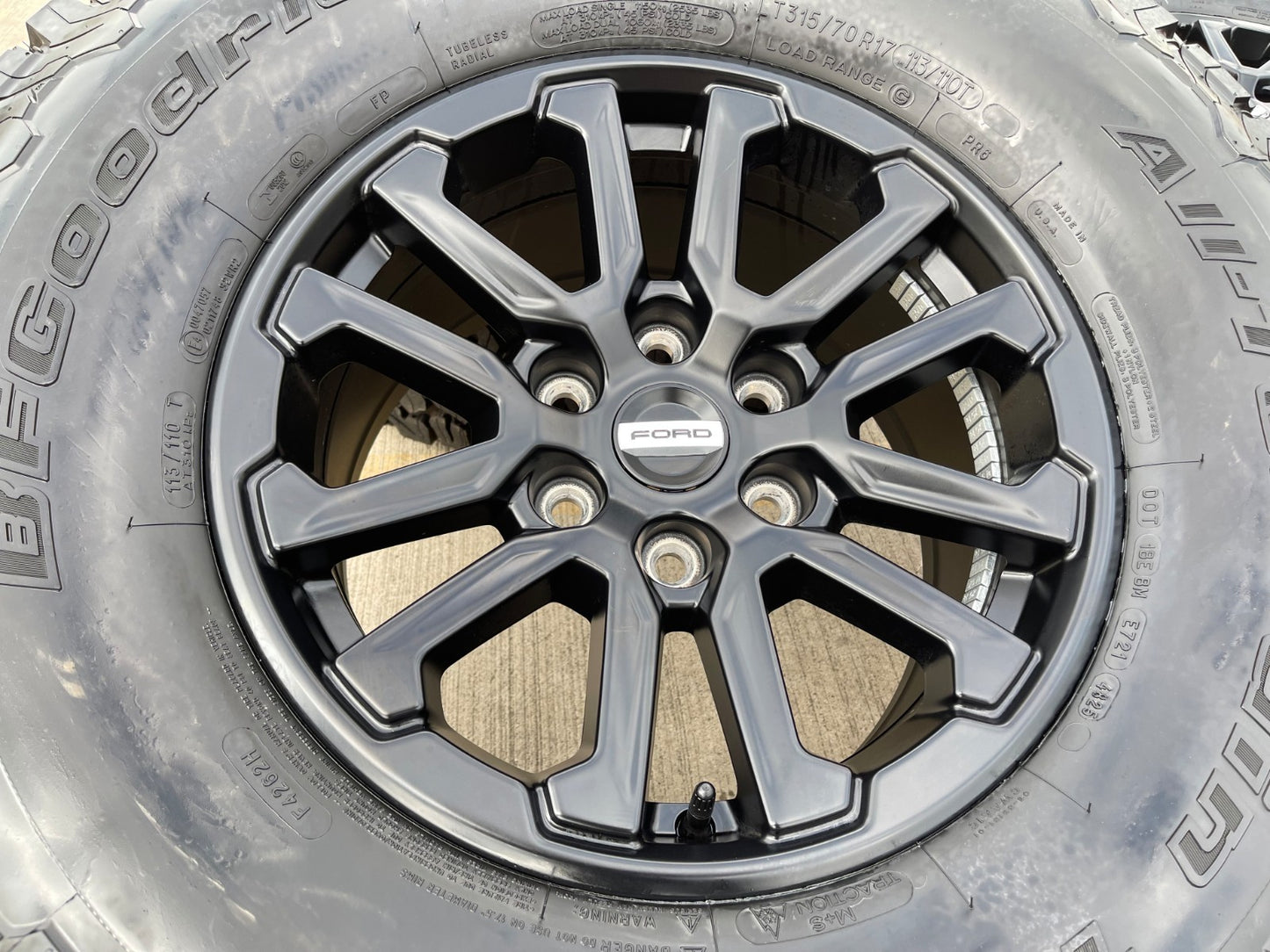 17" Ford F-150 Raptor OEM 10611 rims wheels Bronco 2024 2025 2026 BFG 35" NEW