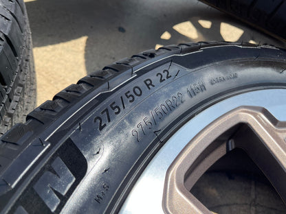 22" Ford F-150 OEM KING RANCH LIMITED rims wheels Expedition MICHELIN 2026 SET
