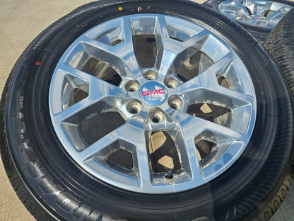 20" GMC Yukon Chevy Tahoe OEM Y spoke wheels rims 5698 tires