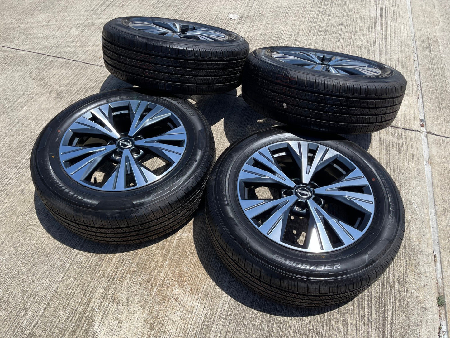 18" Nissan Murano Pathfinder FX35 FX45 QX60 OEM 62828 wheels rims 2023 2024 2025