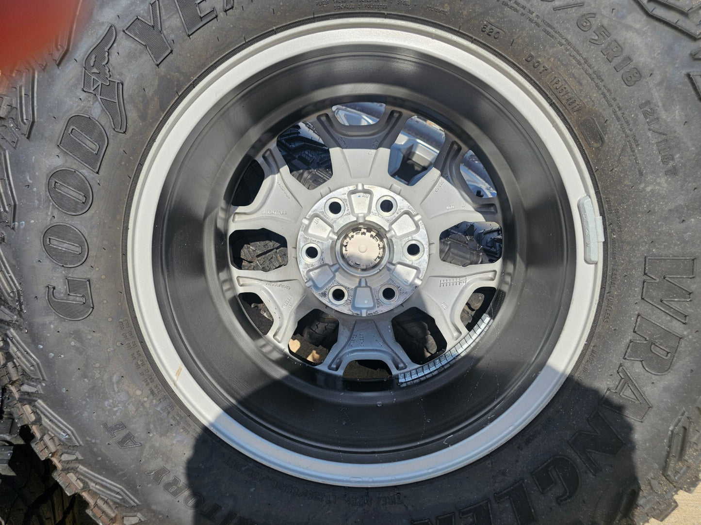 18" Dodge Ram 1500 TRX RHO GRAY OEM 66002 wheels rims SET TERRITORY A/T 35"