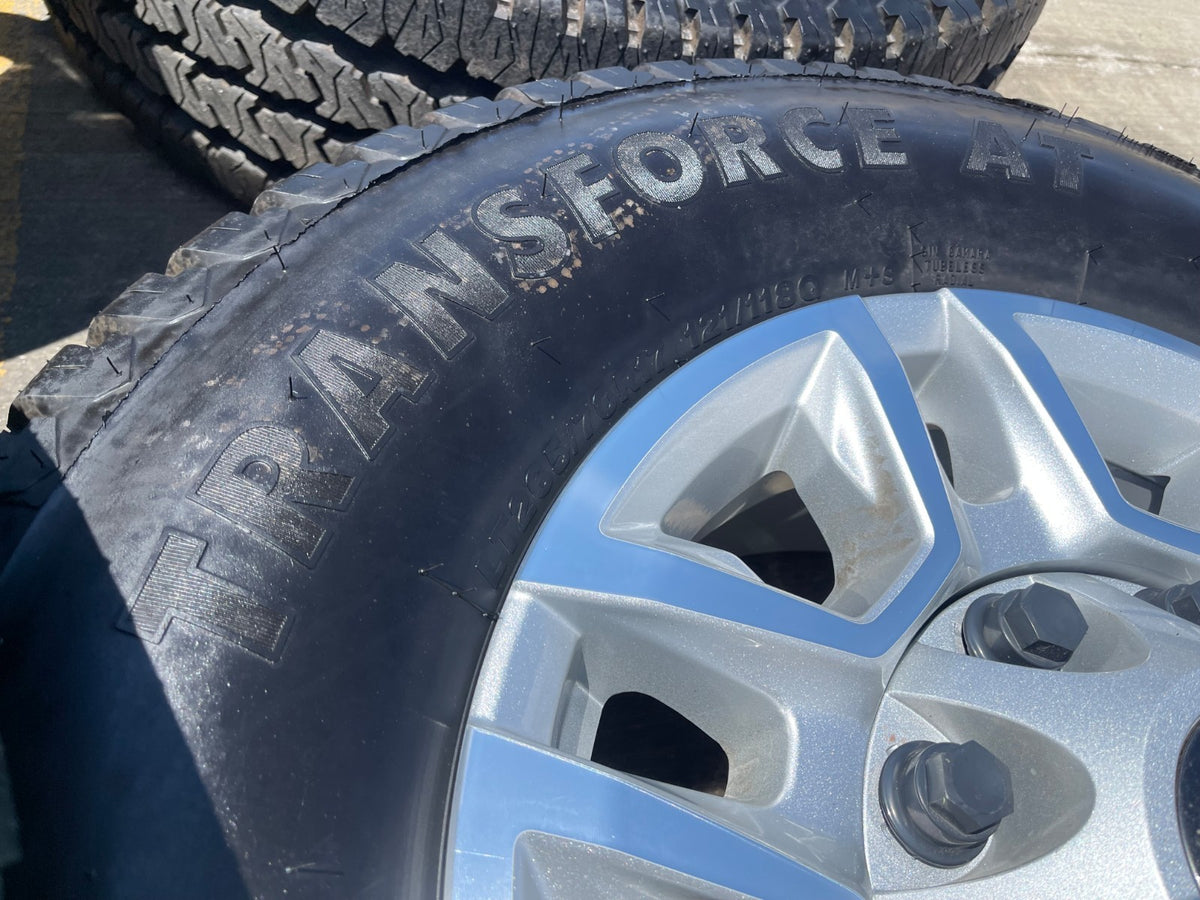 17" Chevy Silverado GMC Sierra 2500 OEM 5948 wheels rims FIRESTONE A/T SET NEW