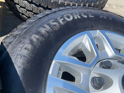17" Chevy Silverado GMC Sierra 2500 OEM 5948 wheels rims FIRESTONE A/T SET NEW