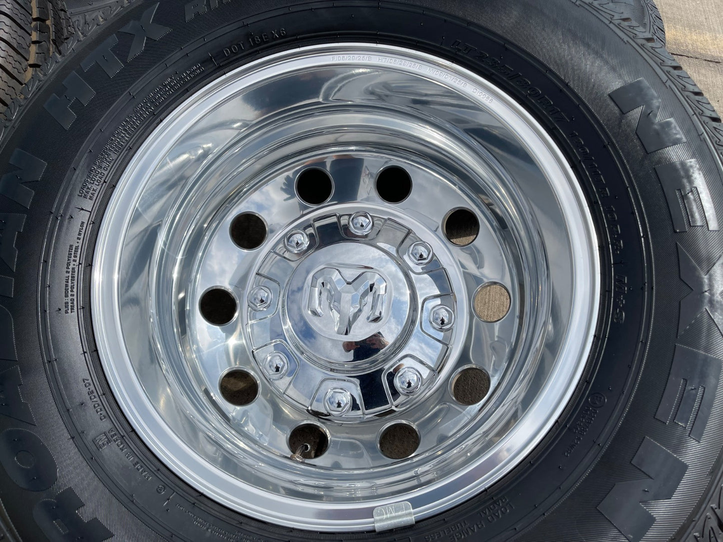 17" Dodge Ram 3500 Dually Laramie 8x200 wheels rims 2701 2702 OEM NEXEN NEW