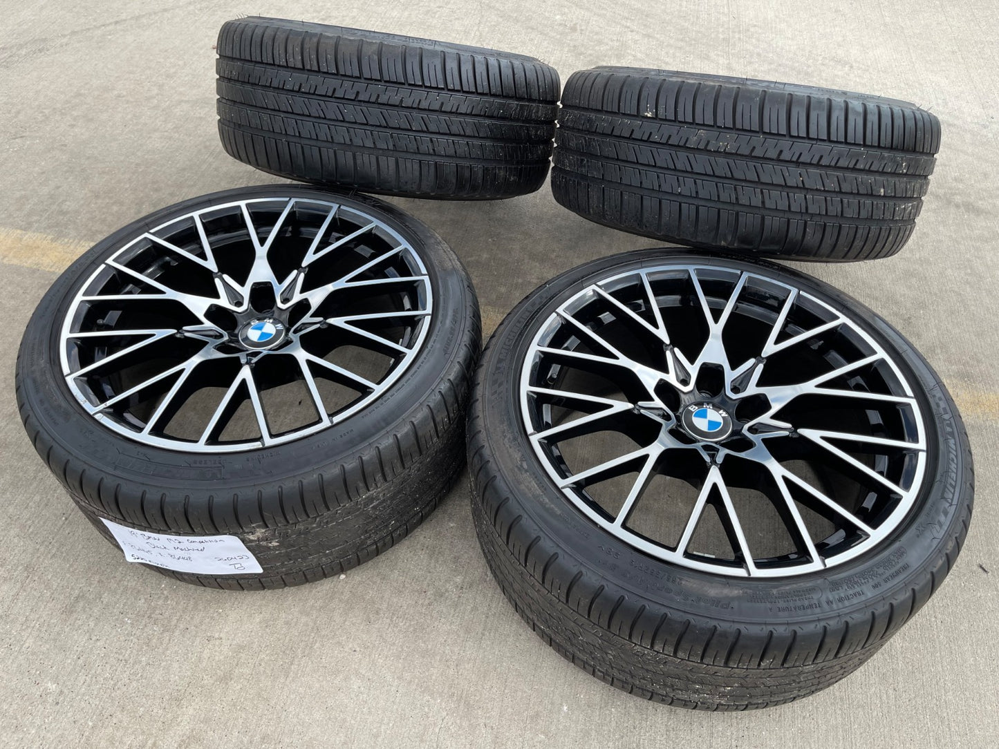 19" BMW M2 640i 650i OEM 86445 86448 F87 wheels rims 5x120 tires MICHELIN