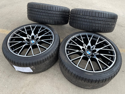 19" BMW M2 640i 650i OEM 86445 86448 F87 wheels rims 5x120 tires MICHELIN