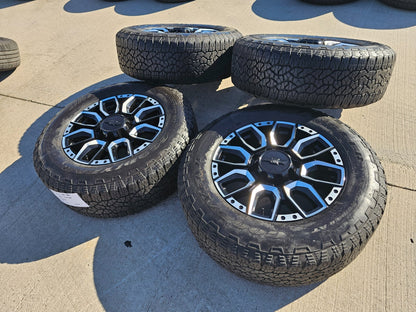 20" Chevy Silverado High Country 2500 3500 OEM Black wheels rims SET