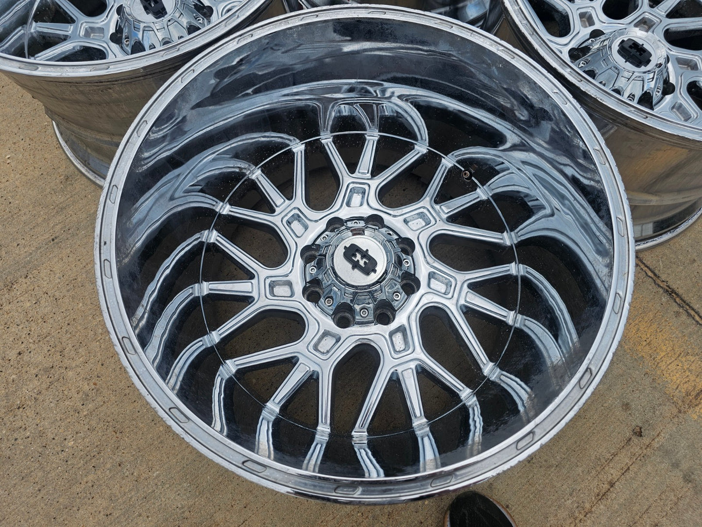 22" 22x14 Vision 404 Brawl Dodge RAM Chevy 2500 3500 wheels rims SET 8x165 8x6.5