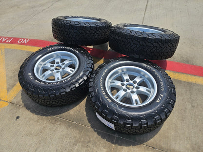 17" Toyota FJ Cruiser BBS TRD PRO 4Runner Tacoma OEM wheels rims BFG KO2 A/T NEW