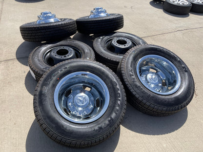 17" Dodge Ram 3500 Dually 8x200 wheels rims 2703 2704 OEM 2024 2025 2026 NEW