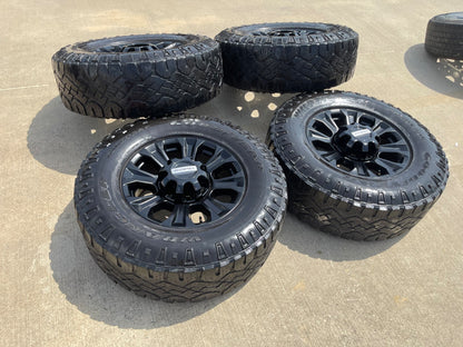 18" Ford F-250 F-350 TREMOR OEM rims wheels 10097 GOODYEAR DURATRAC A/T 35" SET