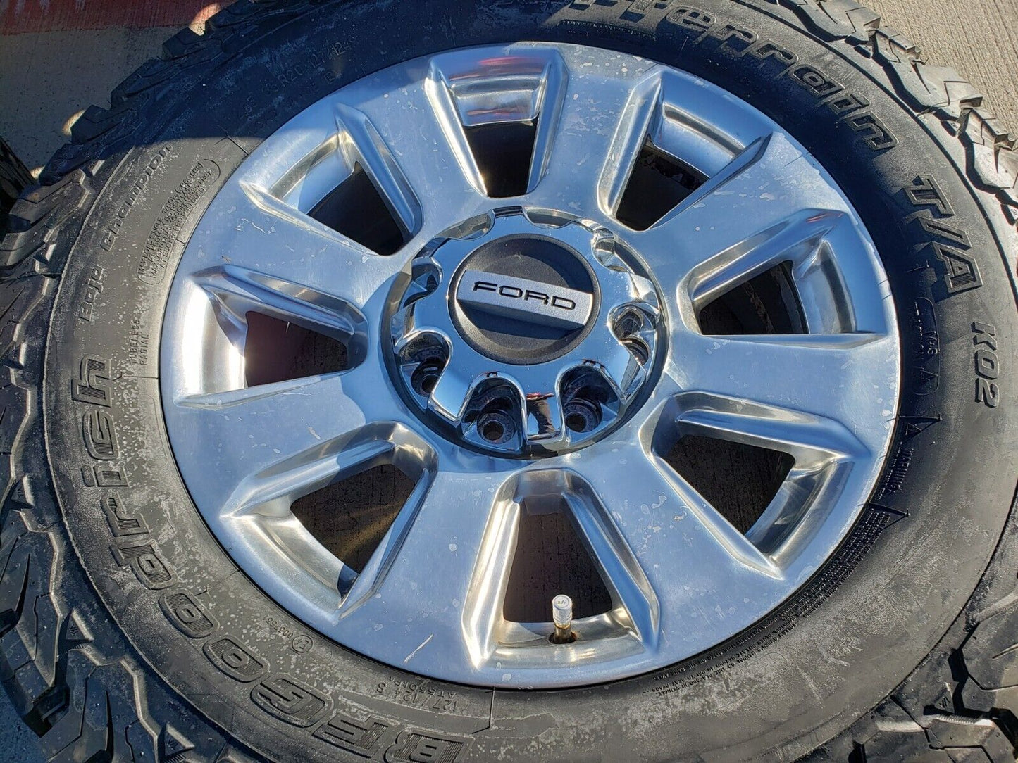 20" Ford F-250 F-350 Platinum OEM rims wheels 10103 tires 2022 2023 2024 NEW BFG