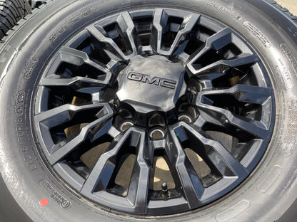 18" Chevy Silverado ALASKAN AT4X 2500 black OEM 14031 wheels rims 2024 2025 NEW