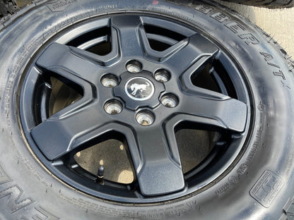 (4) 17" Ford Bronco wheels rims 95292 10383 SASQUATCH Ranger 2023 2024 2025 NEW