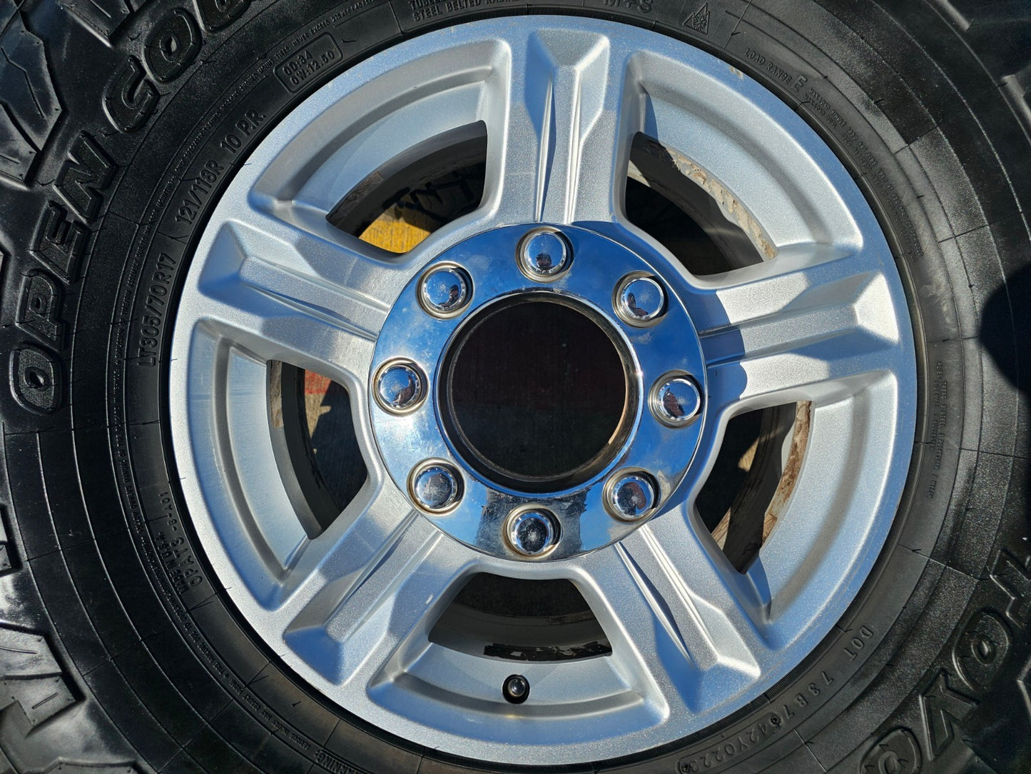 17" Ford F-250 F-350 OEM 10096 TREMOR wheels rims tires TOYO A/T3 34"