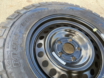 17" Jeep Wrangler Gladiator OEM wheel rim tire single spare BFG KM2 NEW