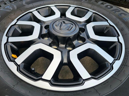 18" Ram 2500 3500 LARAMIE OEM wheels rims 2694 tires FIRESTONE A/T2