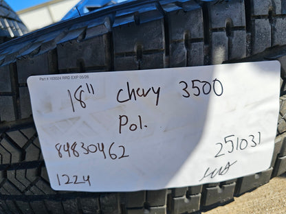 18" GMC Sierra 3500 DENALI Dually rims wheels OEM 14127 14129 8x210 MICHELIN NEW