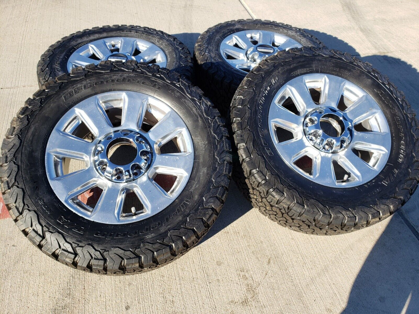 20" Ford F-250 F-350 Platinum OEM rims wheels 10103 tires 2022 2023 2024 NEW BFG