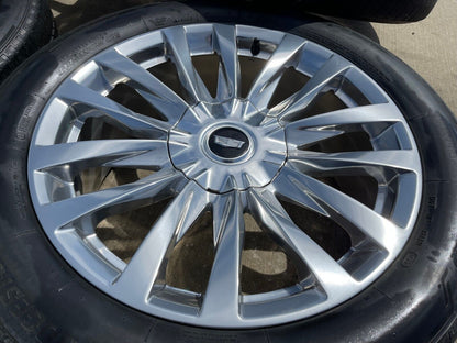 22" Cadillac Escalade Platinum OEM wheels rims 95026 tires GREAT DEAL
