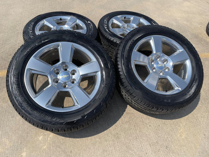20" Chevy Silverado 1500 Tahoe Suburban OEM wheels rims 5652 BRIDGESTONE