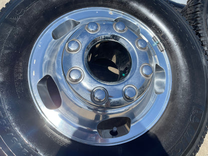 17" Ford F-350 Dually OEM 10477 10478 rims wheels SET tires MICHELIN A/T2