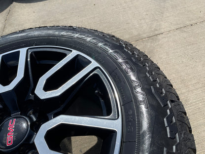 20" GMC Sierra Yukon AT4X Silverado OEM 5914 wheels rims SET BRIDGESTONE A/T NEW